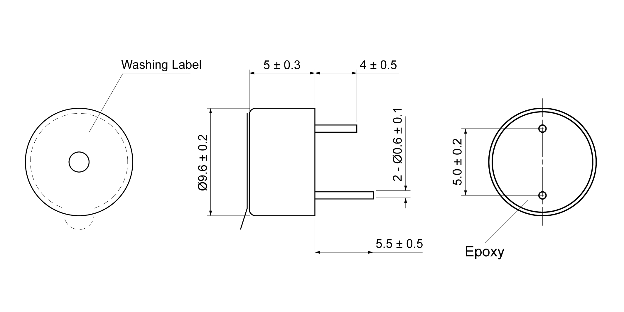 MB9650-27S3P Mechanical Drawing